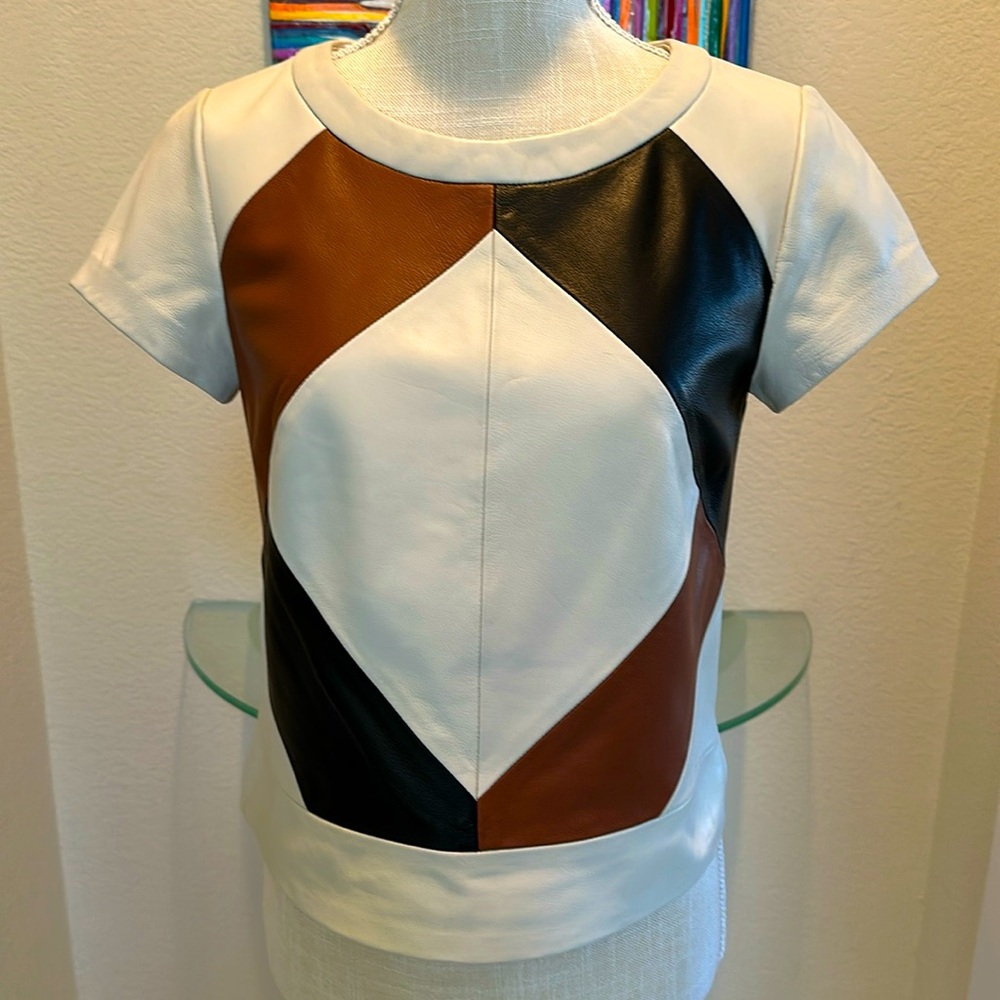 Fossil Leather Top